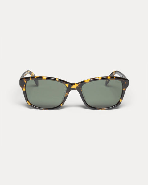 Alan Sunglasses Accessories In Olive Tortoise / Green Lens