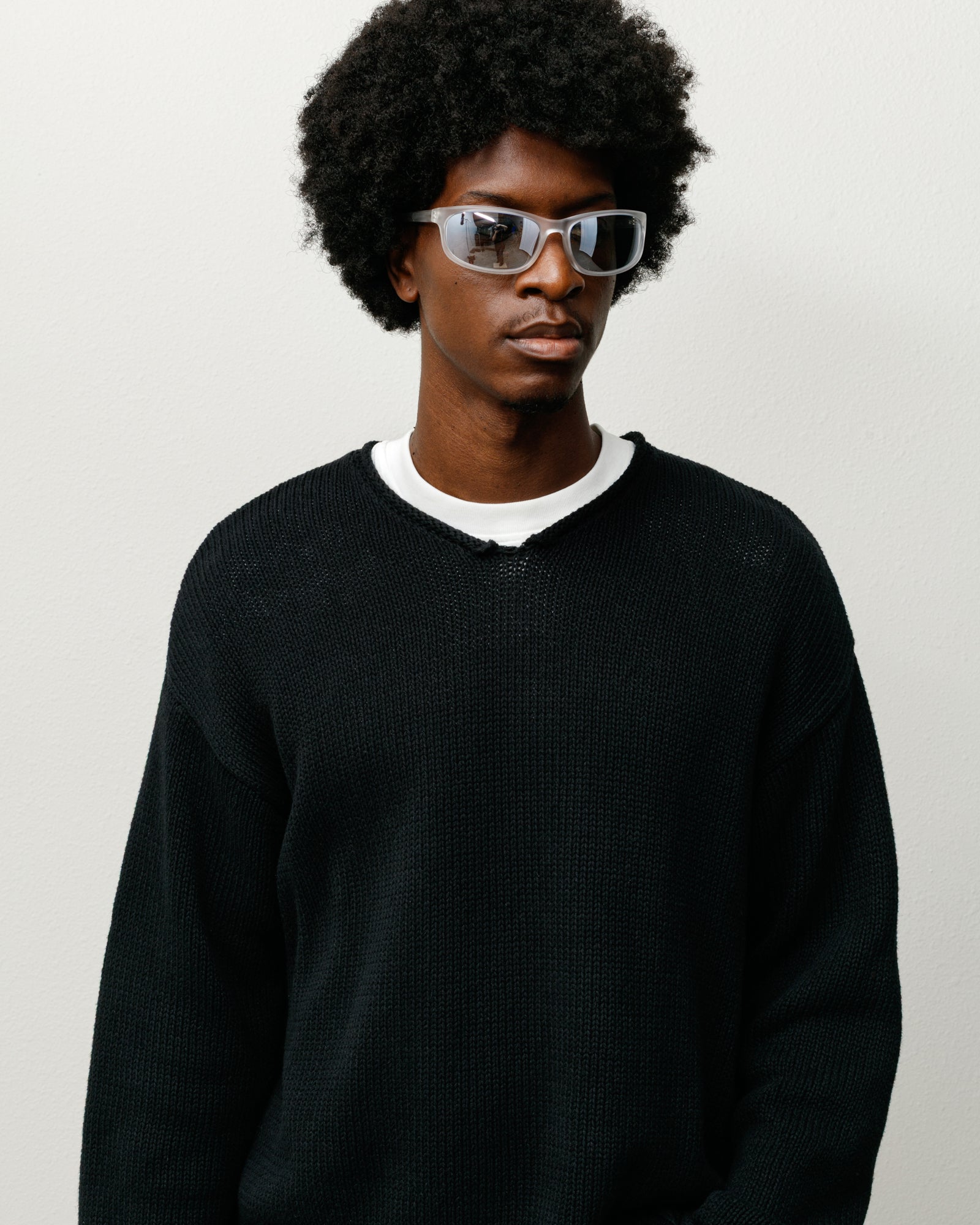 Julian Sunglasses – Frost Clear/Mirror Lens | Eyegear | Stüssy Canada