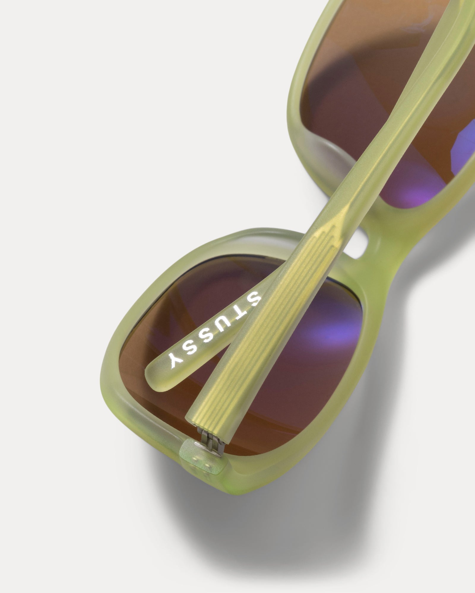 Julian Sunglasses Accessories In Frost Lime / Brown Lens
