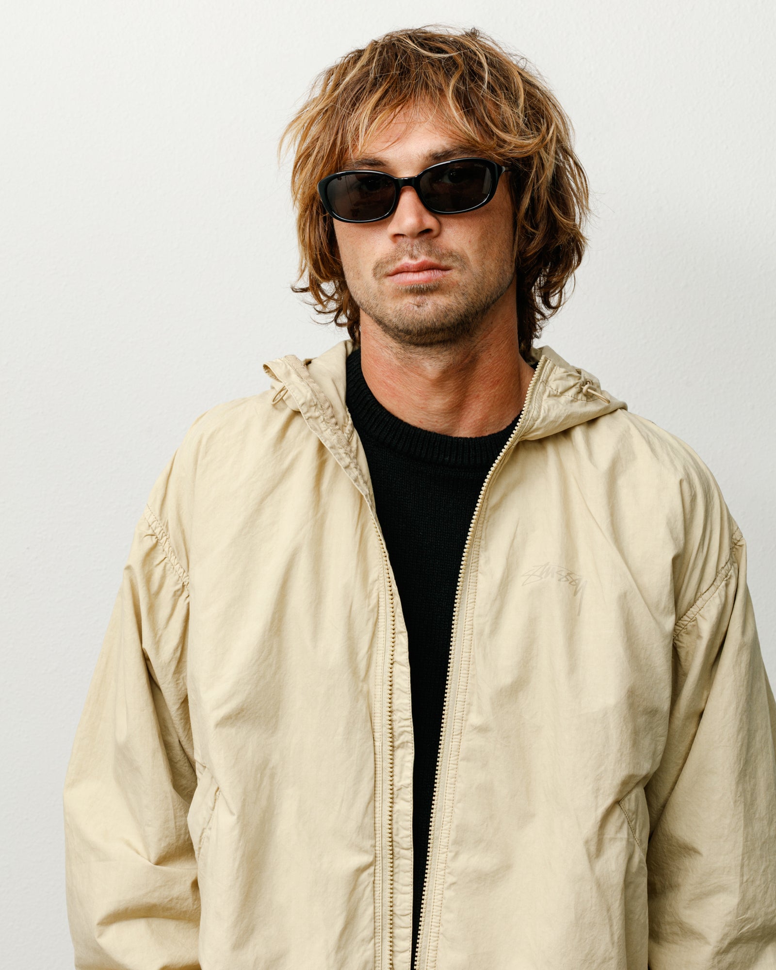 Eli Sunglasses – Black/Black Lens | Eyegear | Stüssy Canada