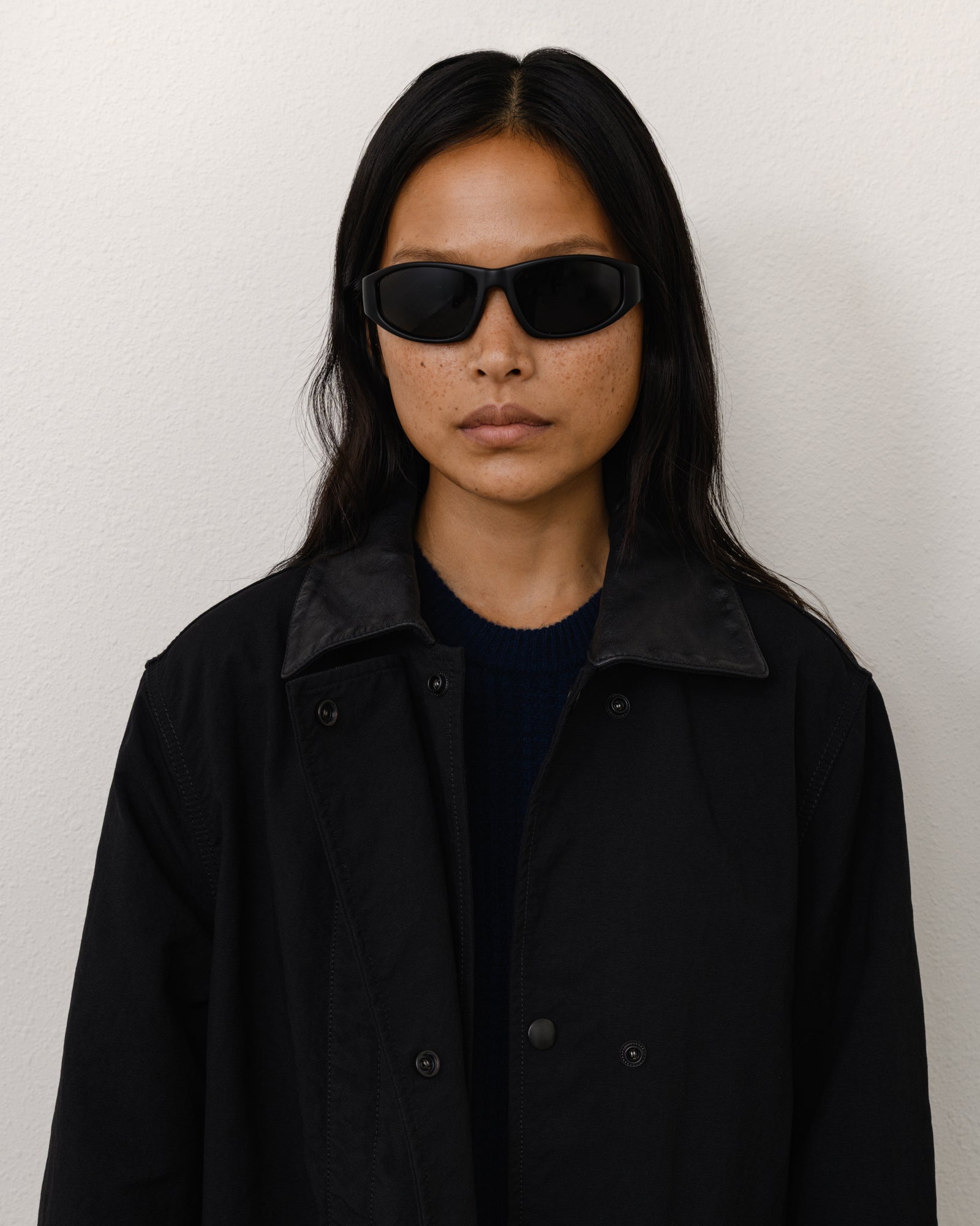 Leslie Sunglasses - Matte Black/Black Lens | Eyegear | Stüssy