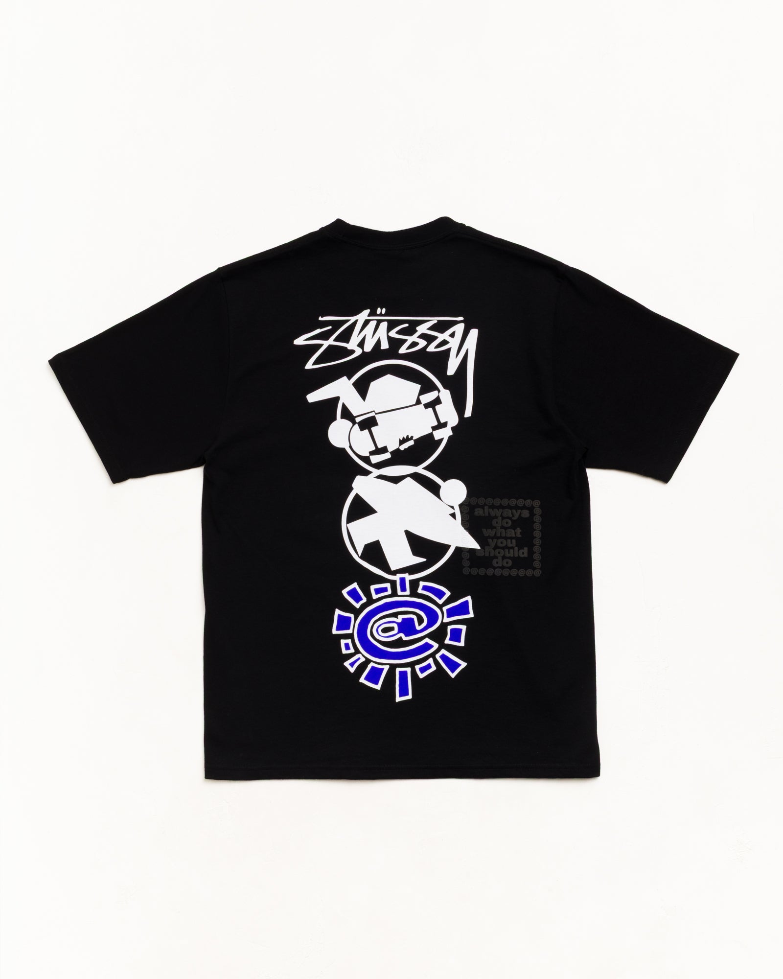 STÜSSY & ALWAYS STACK TEE Stüssy & Always Stack Tee – Black | Tees | Stüssy Canada
