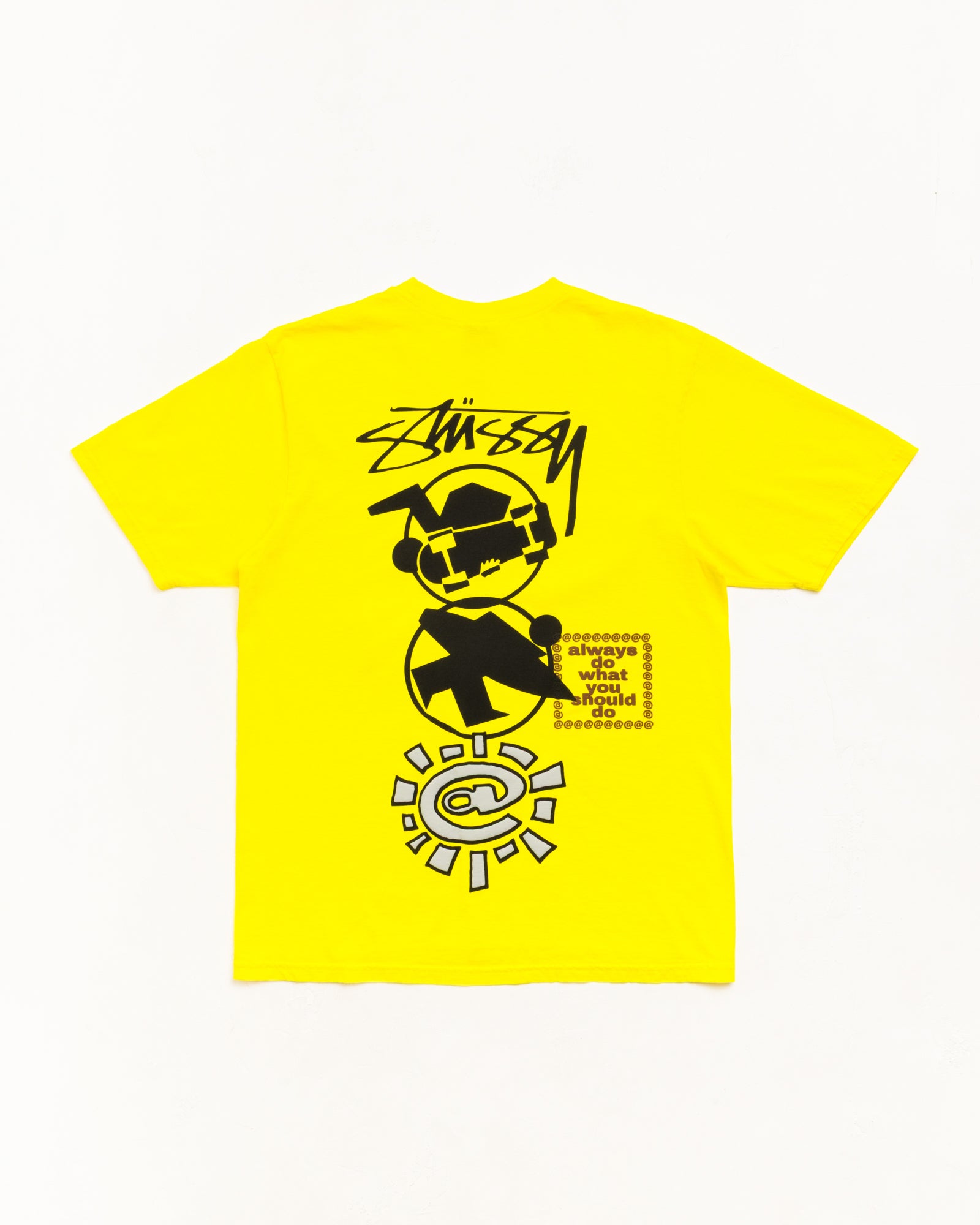 Stüssy & Always Stack Tee – Yellow | Tees | Stüssy Canada