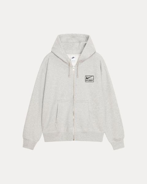 U Nrg F Fz Flc Hoodie Mens Long Sleeve In Grey Heather