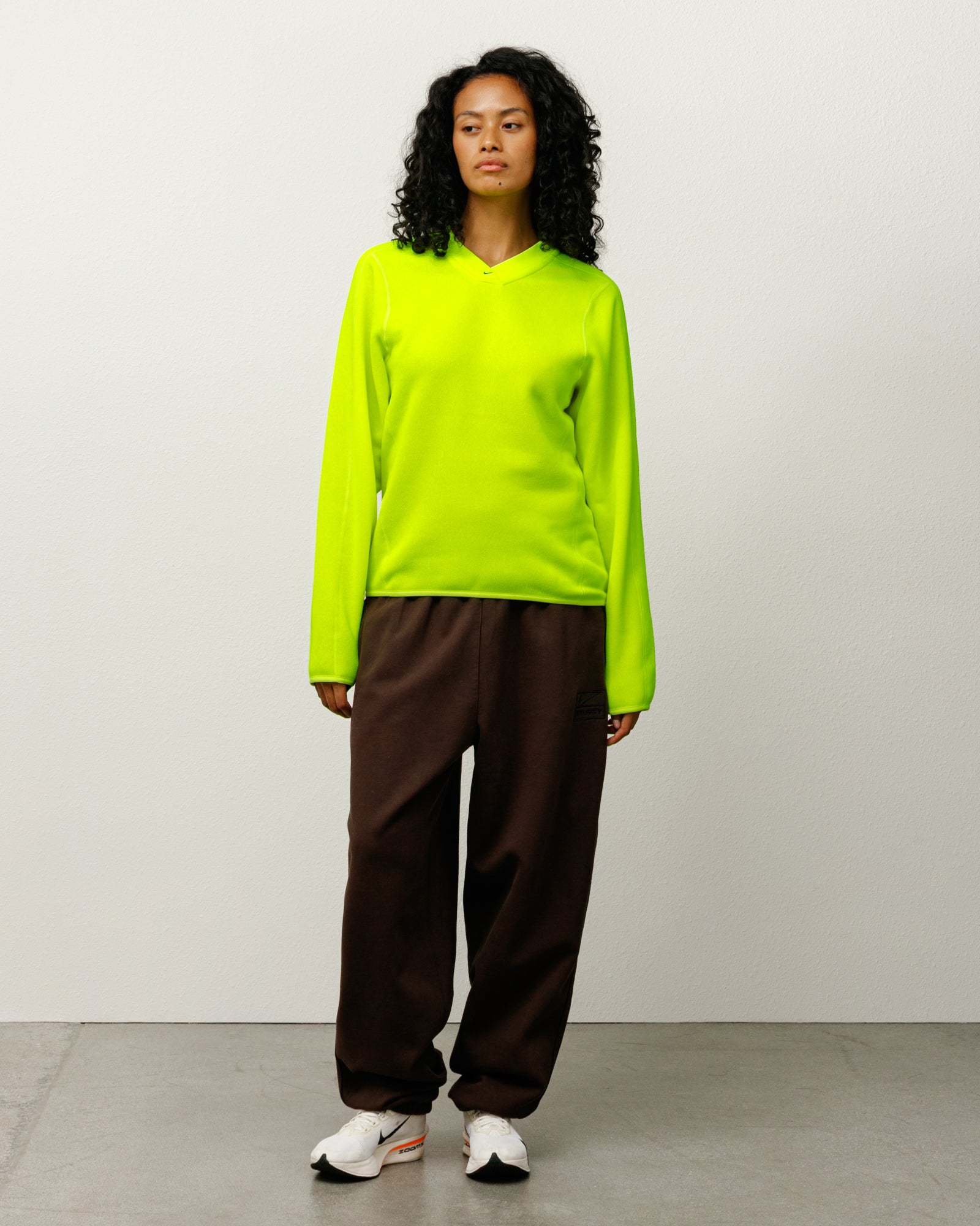 Stüssy & Nike Stone Washed Fleece Pant – Dark Cinder | Bottoms