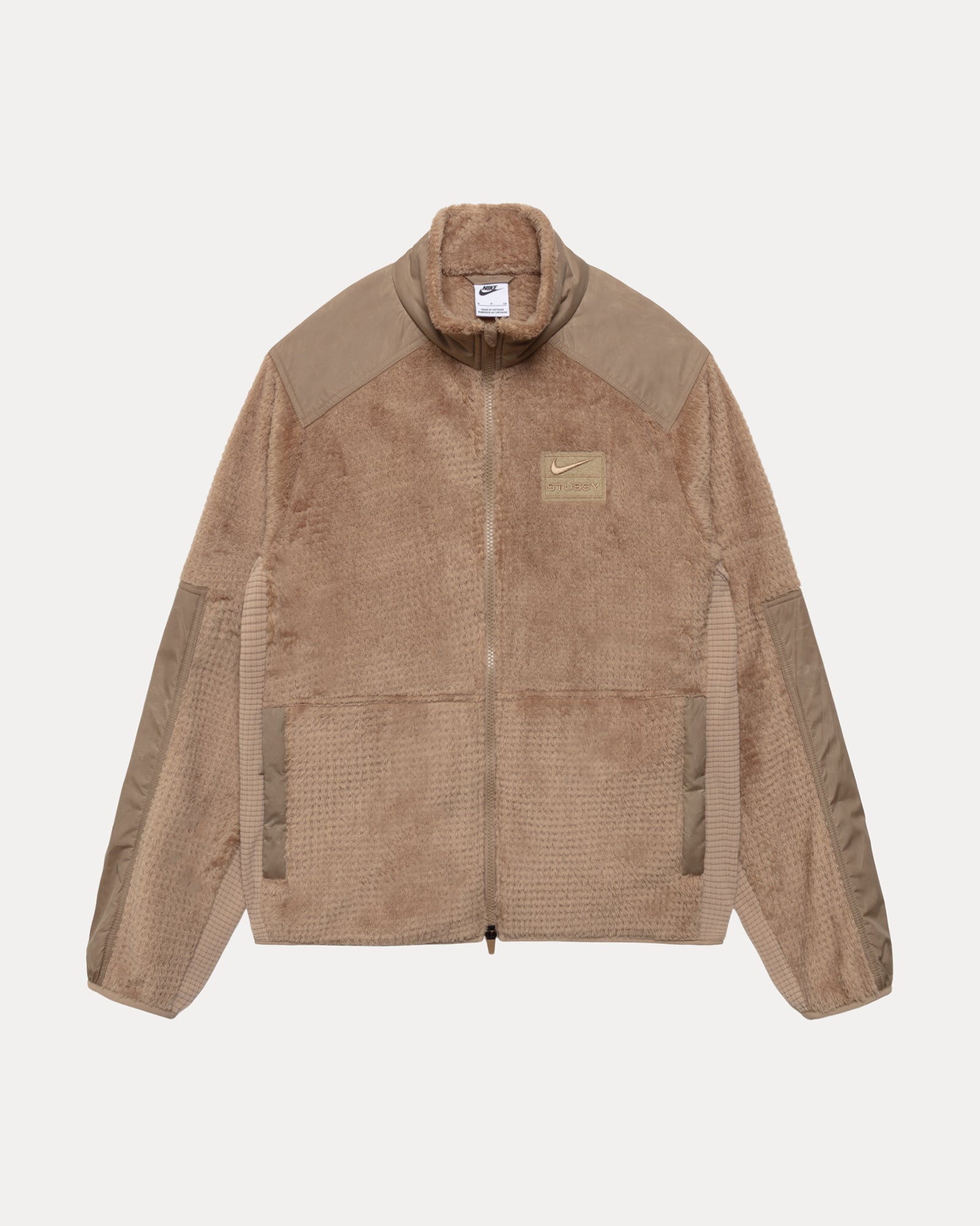 トップス Stussy x Nike Fleece ZipUp Hoodie Brown NIKE 25FW STUSSY x STONE WASHED FLEECE ZIP HOODIE DARK