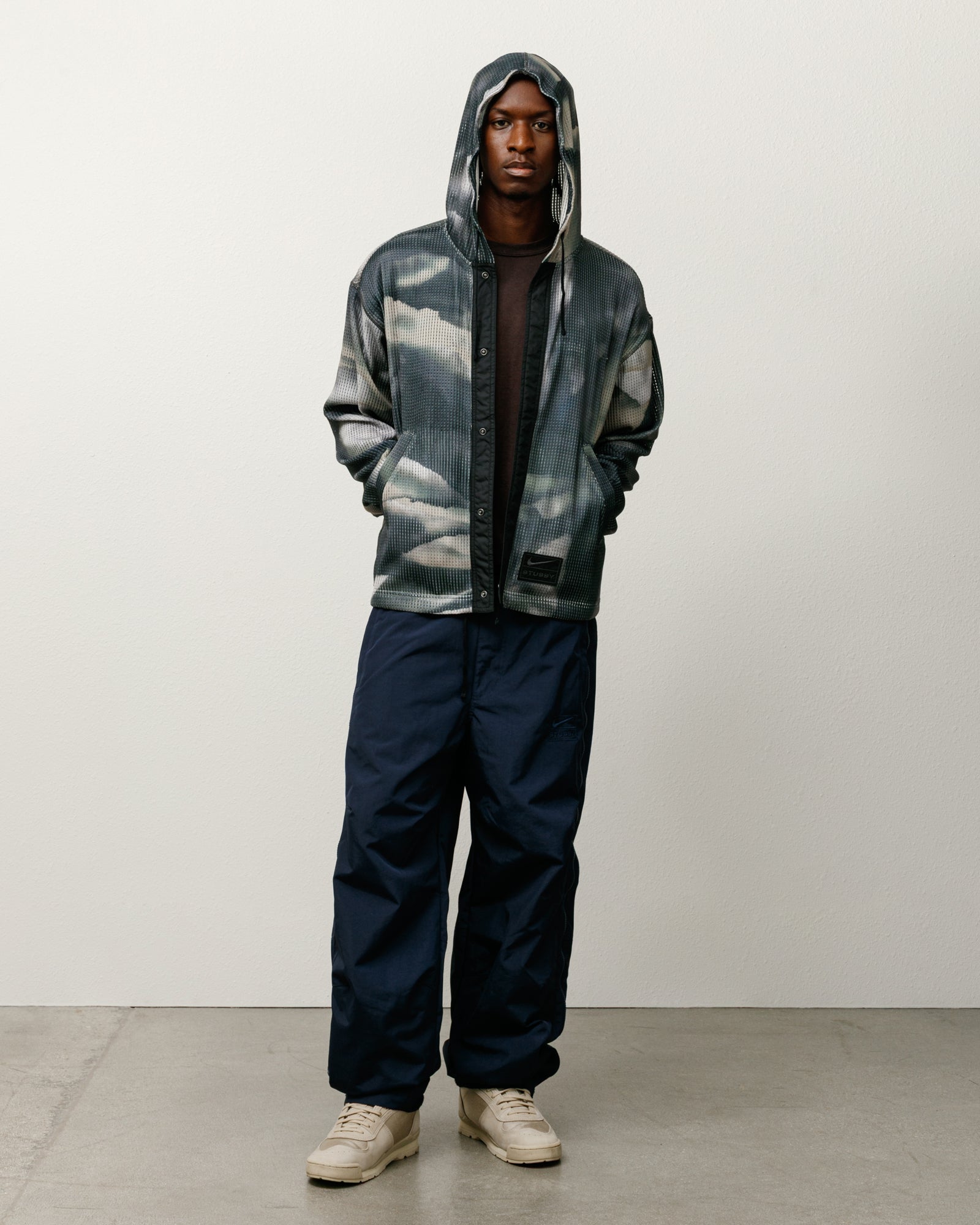 U Nrg Ghillie Hdy Aop Mens Long Sleeve In Multi/med Ash
