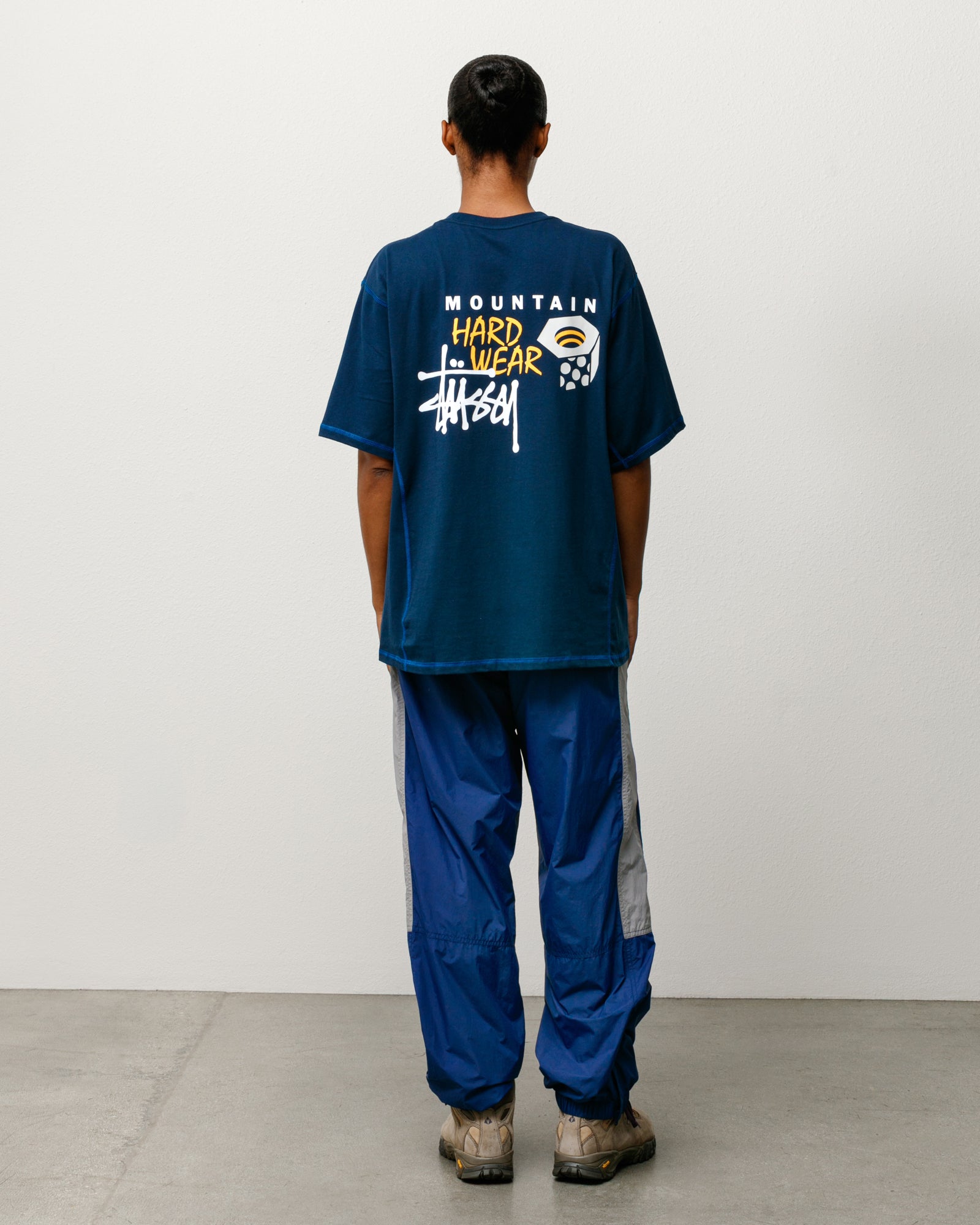 STÜSSY & MOUNTAIN HARDWEAR Stüssy & Mountain Hardwear Tee – Hardwear Navy | Tees | Stüssy Canada