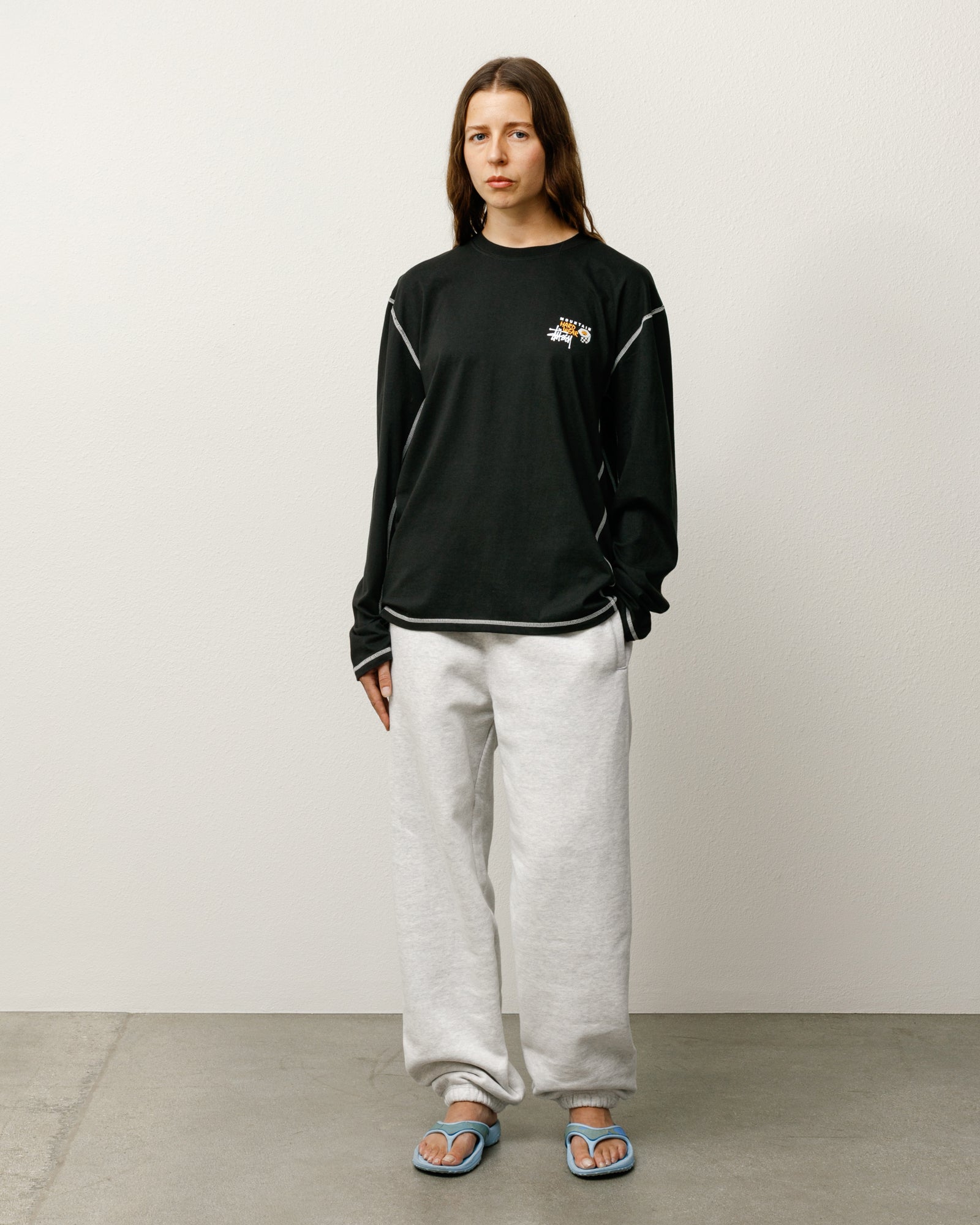 Stüssy & Mountain Hardwear Ls Tee – Stealth Grey | Tees | Stüssy