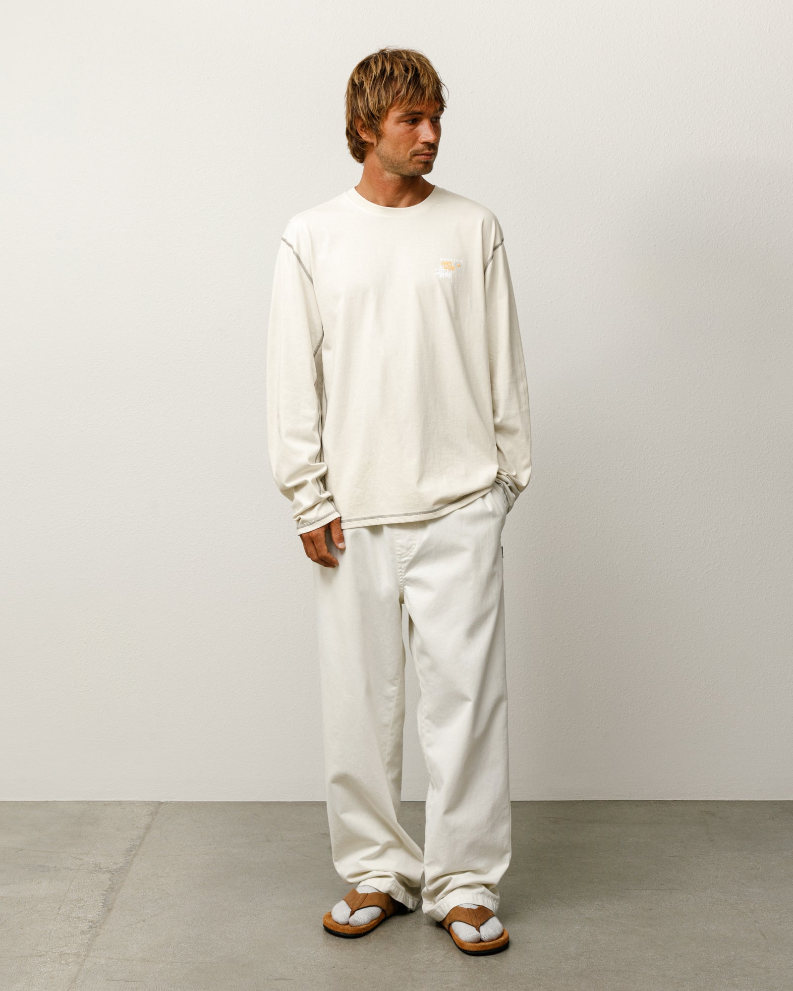 Stüssy & Mountain Hardwear Ls Tee – Stone | Tees | Stüssy Canada