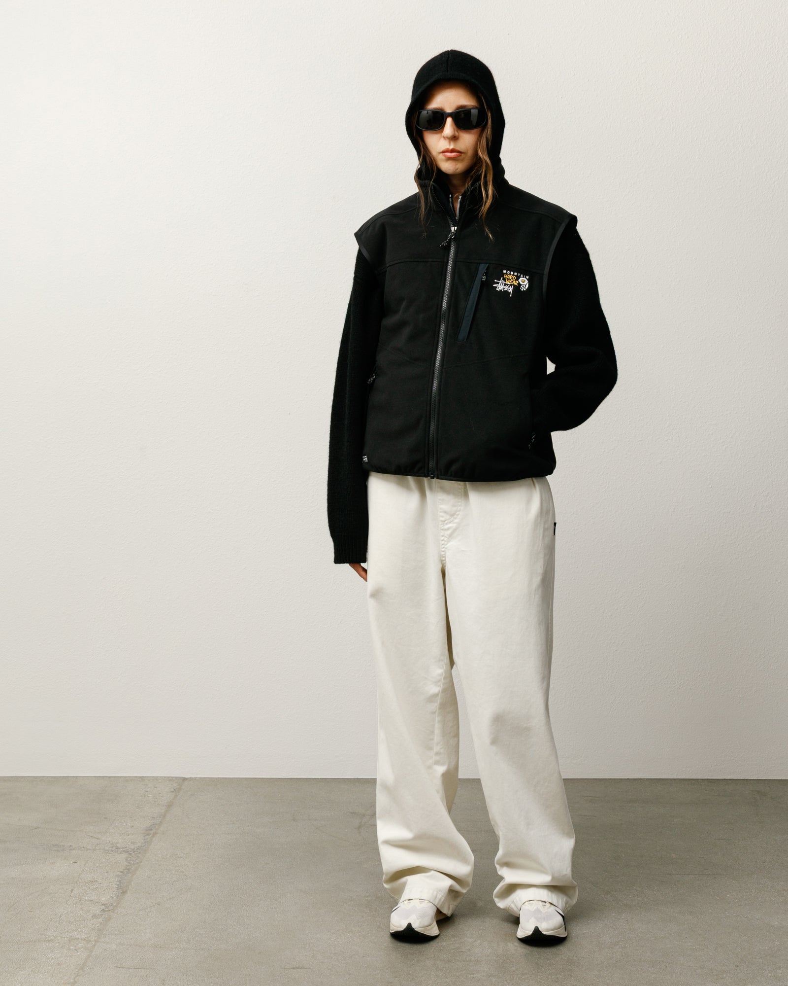 Stüssy & Mountain Hardwear Windstopper® Vest – Black | Outerwear