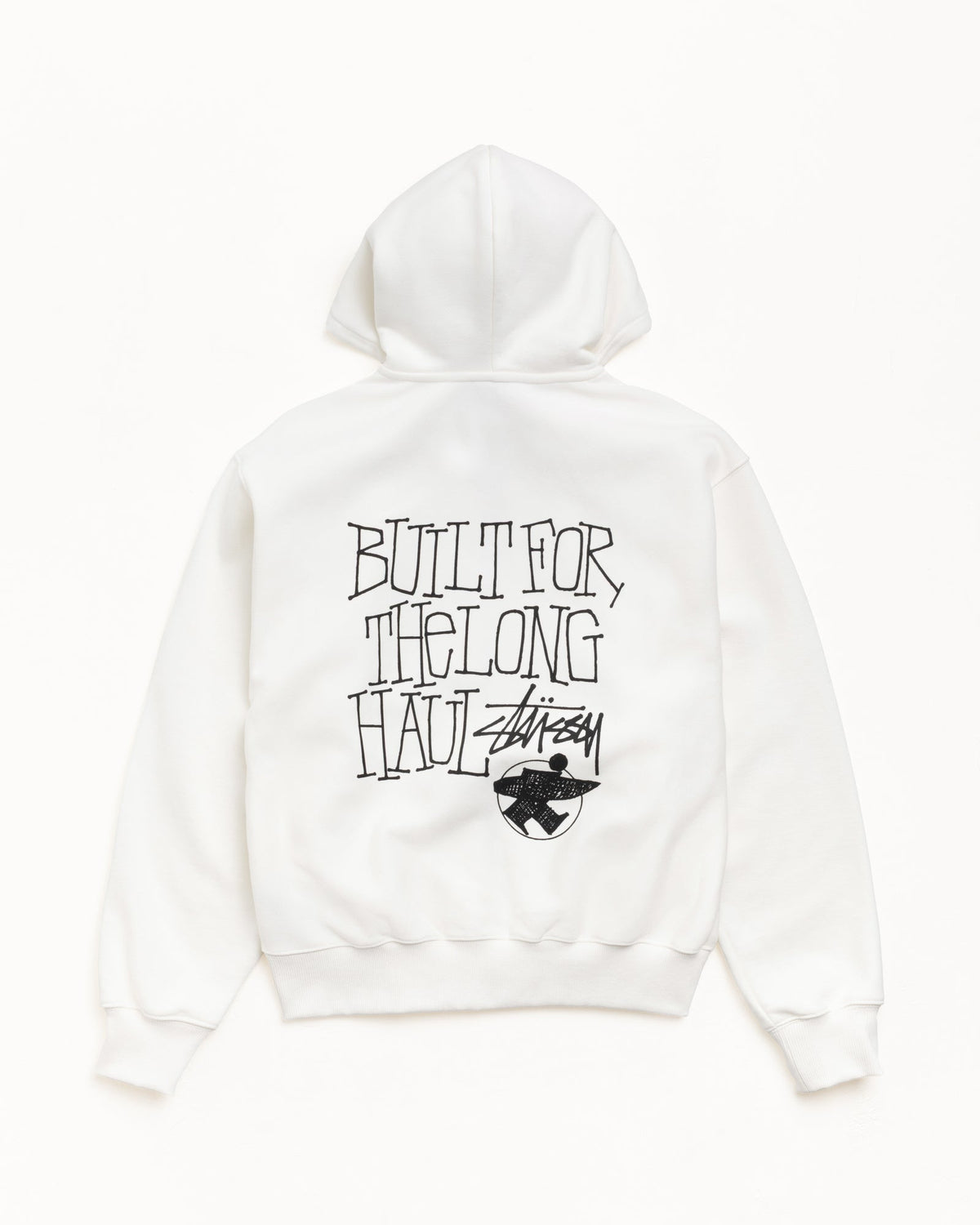 Long Haul Zip Hood Mens Long Sleeve In Off White